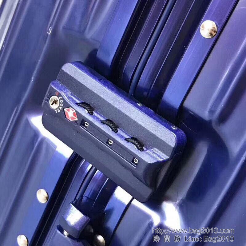 RIMOWA日默瓦 經典款拉杆箱 pc配鋁鎂合金邊框 代工廠生產 靜音萬向輪 無極拉杆拉箱  xbt1080